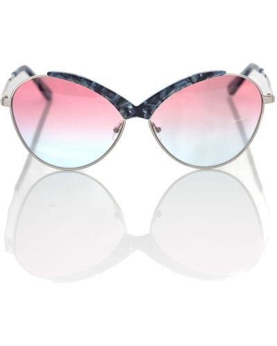 Frankie Morello Blue Metallic Fiber Sunglasses