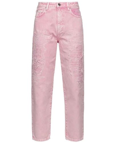 Pinko Cotton Jeans & Pant - Pink