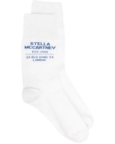 Stella McCartney Side Logo Socks - White