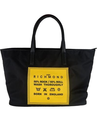 John Richmond Jb-blackyellow Shoulder Bag