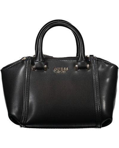 Guess Chic Contrasting Detail Tote Bag - Black