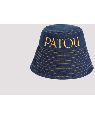 Patou Rodeo Blue Cotton Bucket Hat