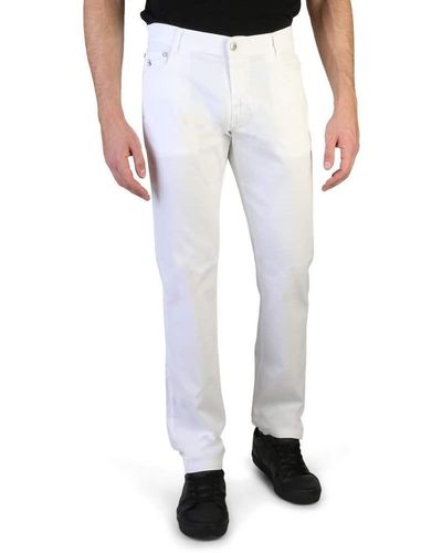 Harmont & Blaine Solid Colour Trousers - White