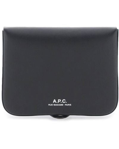 A.P.C. Josh Coin Purse - Black