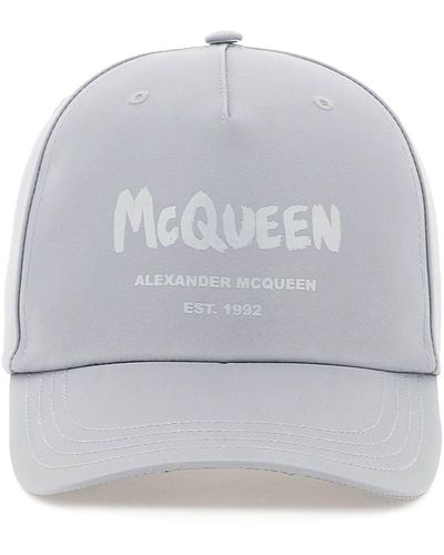 Alexander McQueen Baseball Cap - Grey