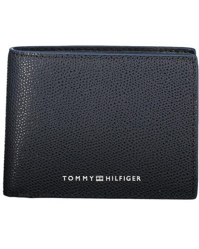 Tommy Hilfiger Elegant Dual Compartment Leather Wallet - Black