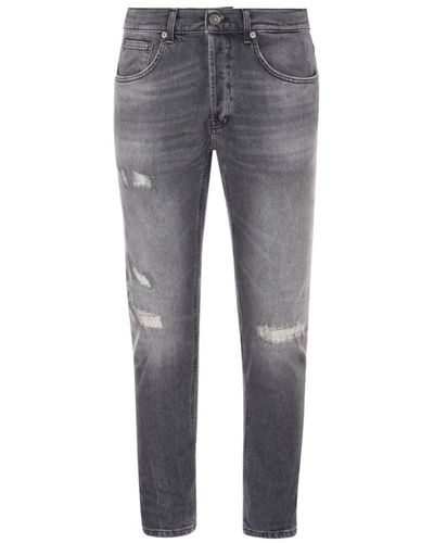 Dondup Chic Dian Jeans With Distressed Detailing - Grey