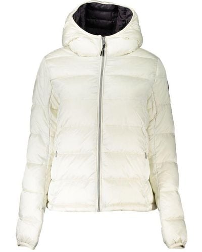 Napapijri Elegant Hooded Eco Jacket - White