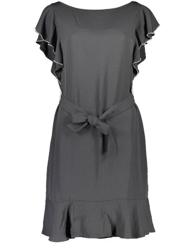 Guess Black Polyester Dress - Grey
