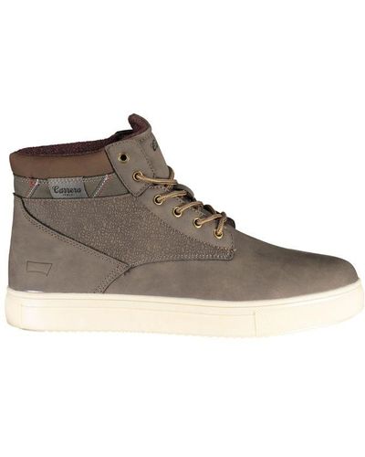Carrera Chic Lace-Up Boots With Contrast Details - Brown