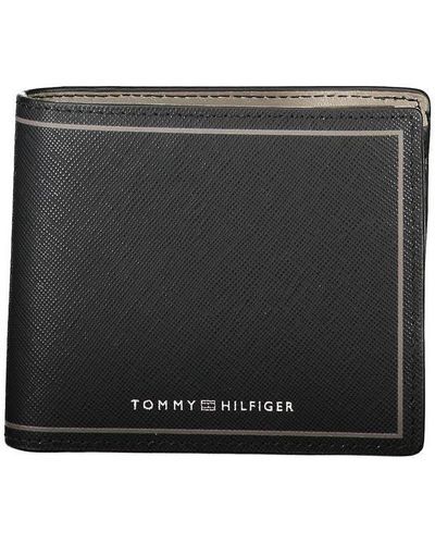 Tommy Hilfiger Elegant Leather Bifold Wallet - Black