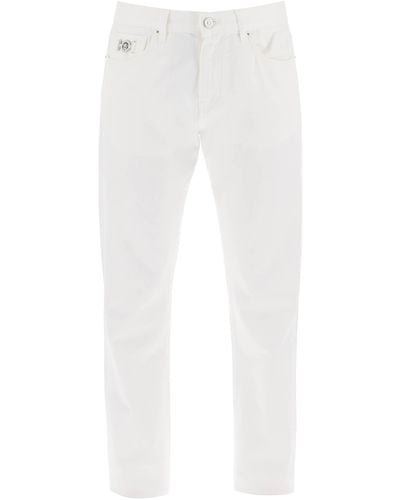 Versace Medusa Regular Jeans - White