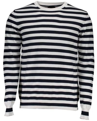 MARCIANO BY GUESS White Cotton Jumper - Blue