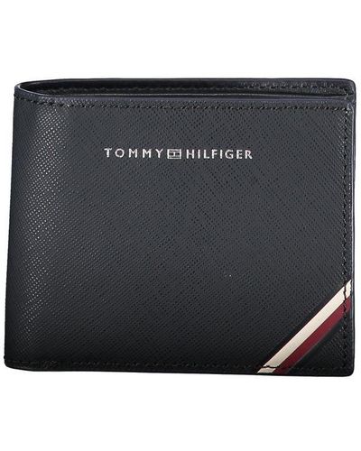 Tommy Hilfiger Classic Leather Dual-Card Wallet - Black