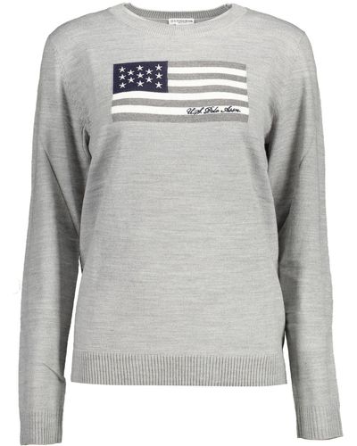 U.S. POLO ASSN. Nylon Sweater - Gray