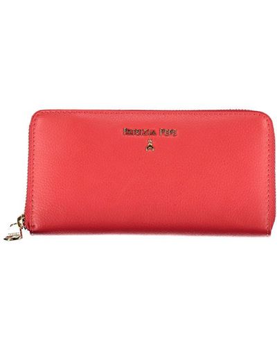 Patrizia Pepe Chic Zip Wallet With Multiple Compartments - Red