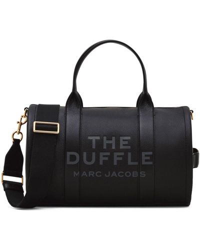 Marc Jacobs The Large Duffle Leather Bag - Black