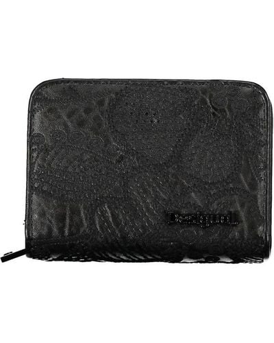 Desigual Elegant Wallet With Secure Compartments - Black