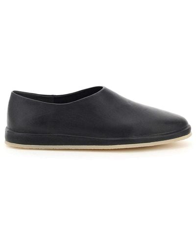 Fear Of God The Mule Leather Slippers - Black