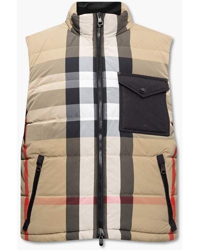 Burberry Romford Checkered Vest - Multicolor