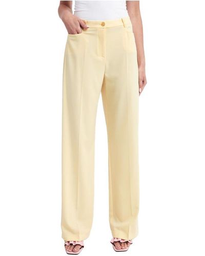 Patrizia Pepe Yellow Polyester Jeans & Pant