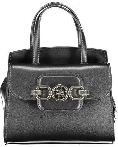 Guess Sleek Polyurethane Handbag - Black
