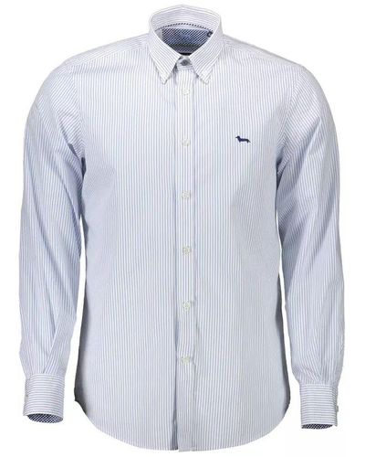 Harmont & Blaine Elegant Cotton Button-down Shirt - Blue