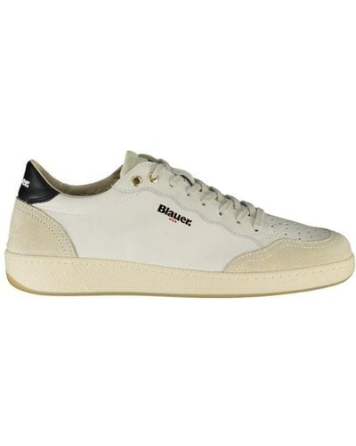 Blauer Sleek Sneakers With Contrast Accents - Multicolor