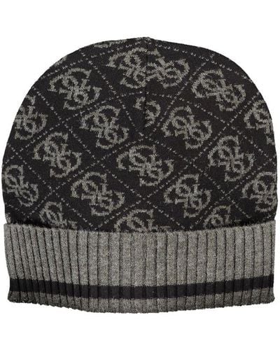 Guess Polyester Hats & Cap - Gray