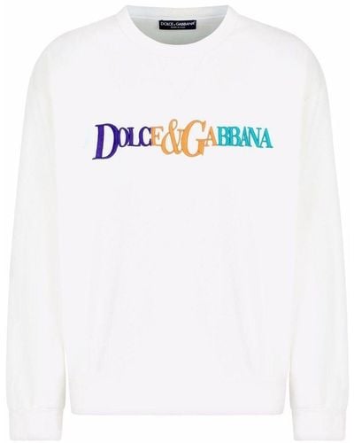Dolce & Gabbana Cotton Jumper - White