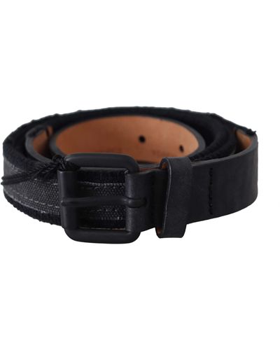 Ermanno Scervino Chic Leather Waist Belt - Black