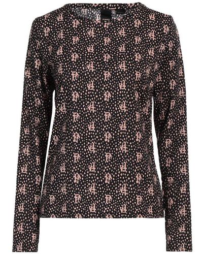 Pinko Chic Stretchy Blouse For Elegant Evenings - Black