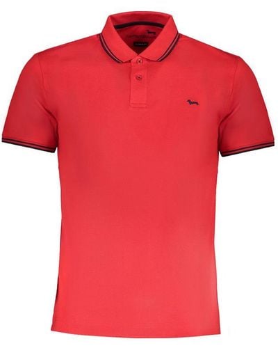 Harmont & Blaine Cotton Polo Shirt - Red