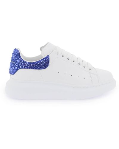 Alexander McQueen 'oversize' Trainers With Crystals - White