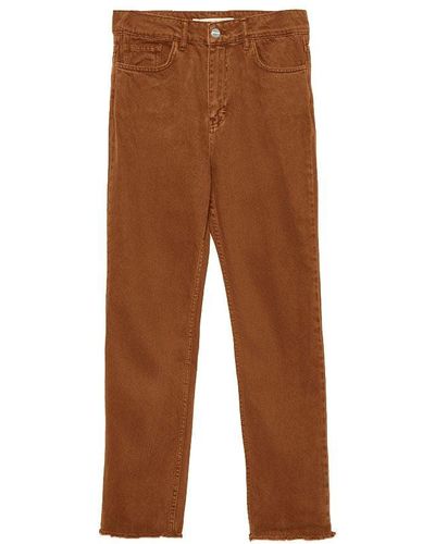 hinnominate Brown Cotton Jeans & Pant