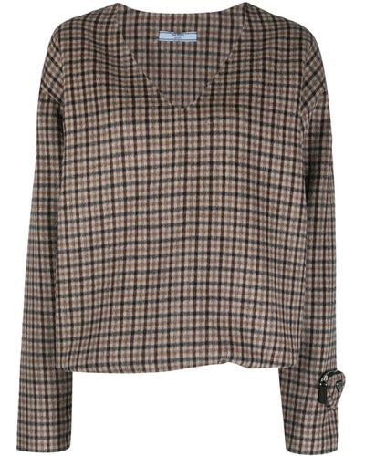 Prada Check - Brown