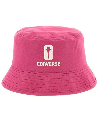 Rick Owens Cotton Bucket Hat - Pink