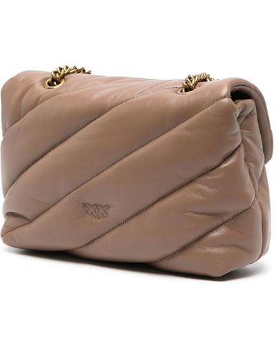 Pinko Love Classic Puff Shoulder Bag - Brown