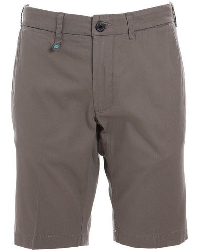Yes-Zee Gray Cotton Short