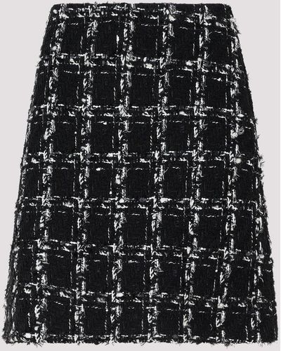 Giambattista Valli Black And White Polyester Mini Skirt