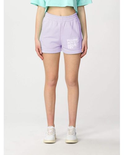 Pharmacy Industry Chic Cotton Shorts - Summer Essential - Blue