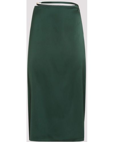 Jacquemus Off-white La Jupe Notte Skirt - 32 Green