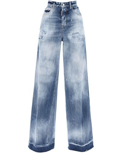 DSquared² Traveler Jeans In Light Everglades Wash - Blue
