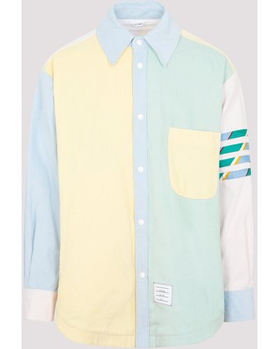 Thom Browne Multicolour Funmix Shirt Jacket - White