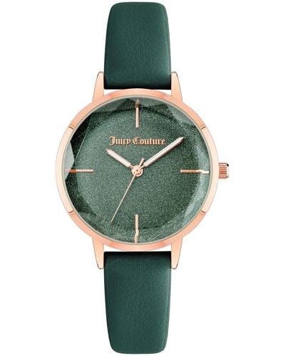 Juicy Couture Rose Gold Watch - Green
