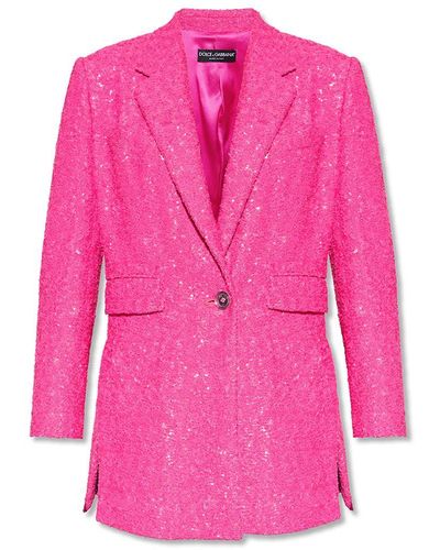 Dolce & Gabbana Polyamide Suits & Blazer - Pink