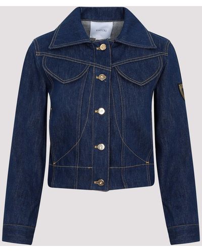 Patou Blue Iconic Denim Shaped Jacket
