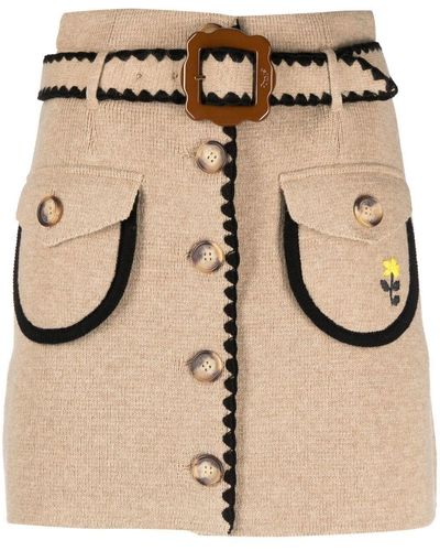 Cormio Helga Belted Button - Natural
