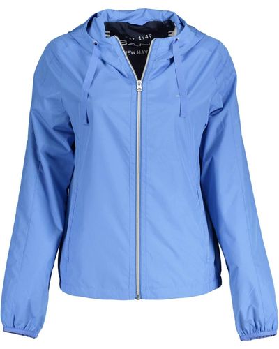 GANT Polyester Jackets & Coat - Blue