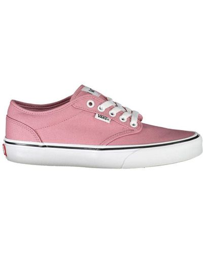 Vans Chic Trainers With Contrast Laces - Pink